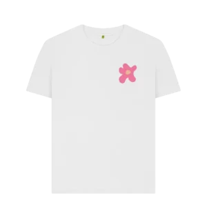 flowers-white-t-shirt