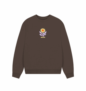 sunflower-oversized-chocolate-sweatshirt
