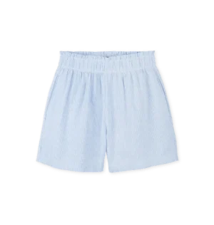 womens-blue-striped-shorts