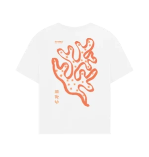 womens-coral-white-t-shirt-1
