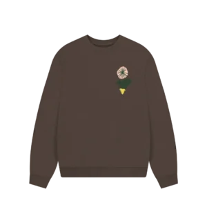 womens-gather-oversized-chocolate-sweatshirt