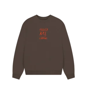 womens-still-growing-oversized-chocolate-sweatshirt